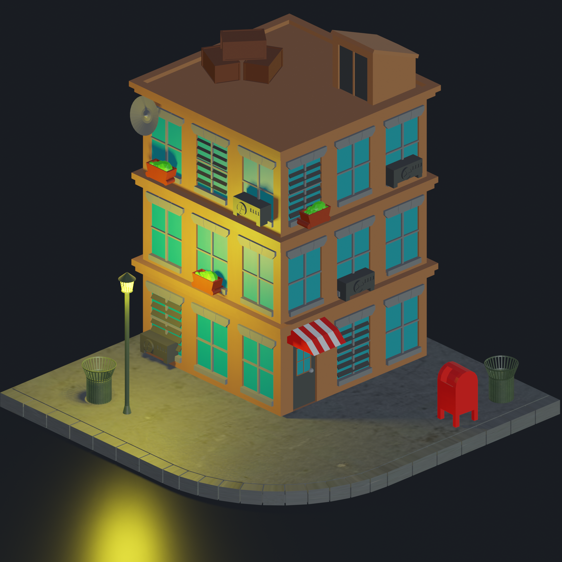 Graphic of a close up of a website depicting an Our Projects page with sample project names and dates.