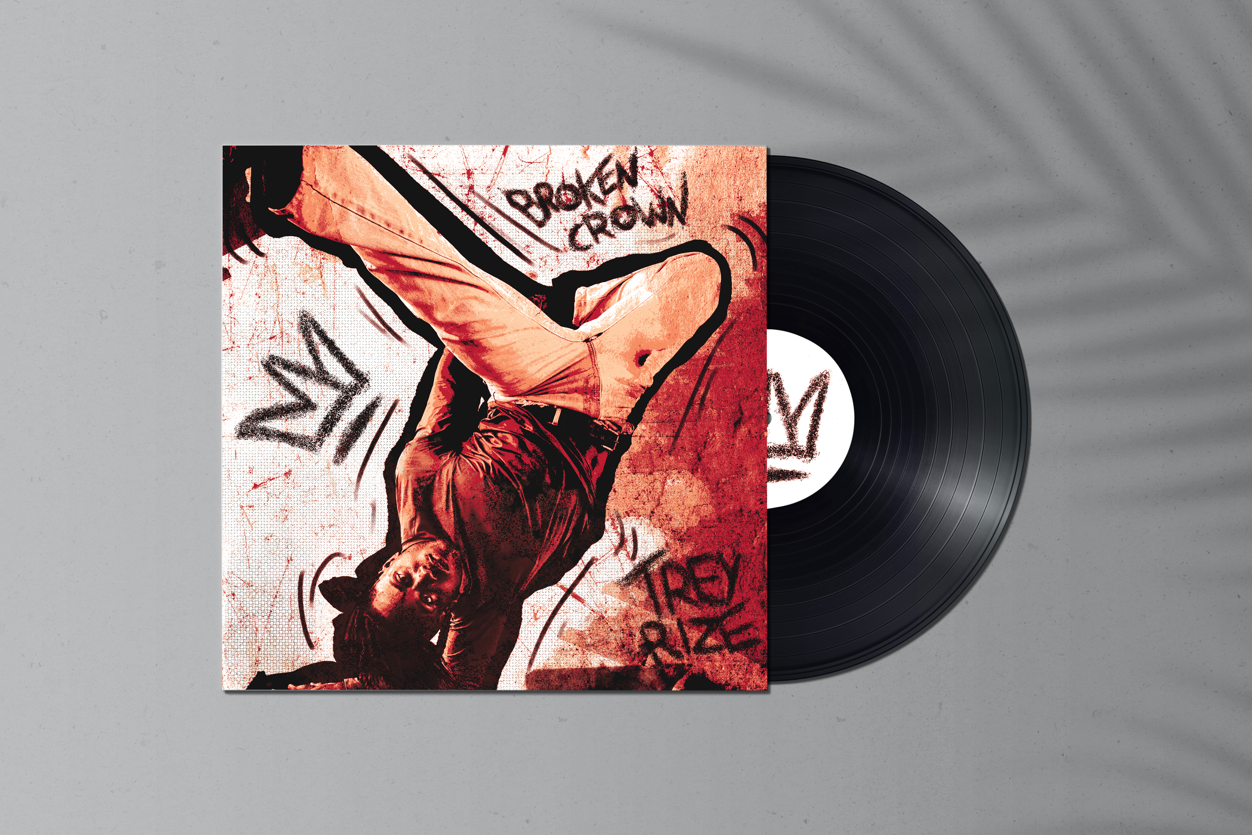 Stationery design of letterhead and business cards for the company Anders on top of a blurred photo of a house interior.